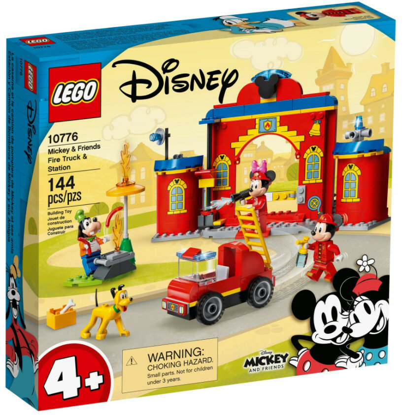 Klocki LEGO Disney - Remiza i wóz strażacki Myszki Miki i przyjaciół 10776