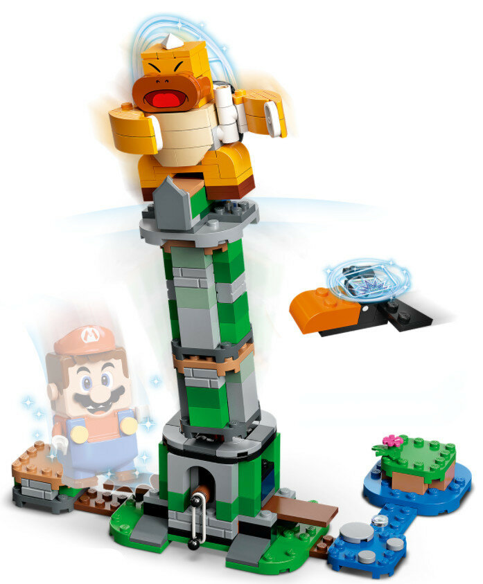 Klocki LEGO Super Mario - Boss Sumo Bro i przewracana wieża — zestaw dodatkowy 71388