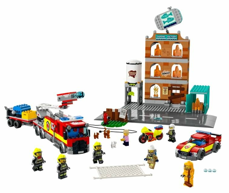 Klocki LEGO City - Straż pożarna (60321)