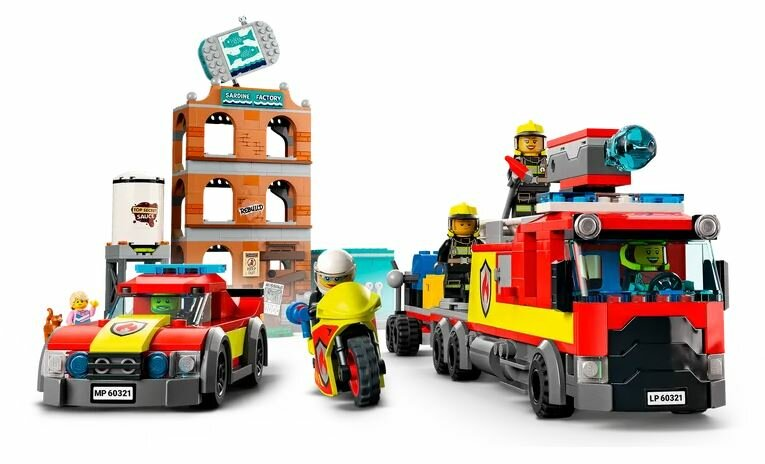 Klocki LEGO City | Straż pożarna (60321) - sprawdź cenę i opinie w ...