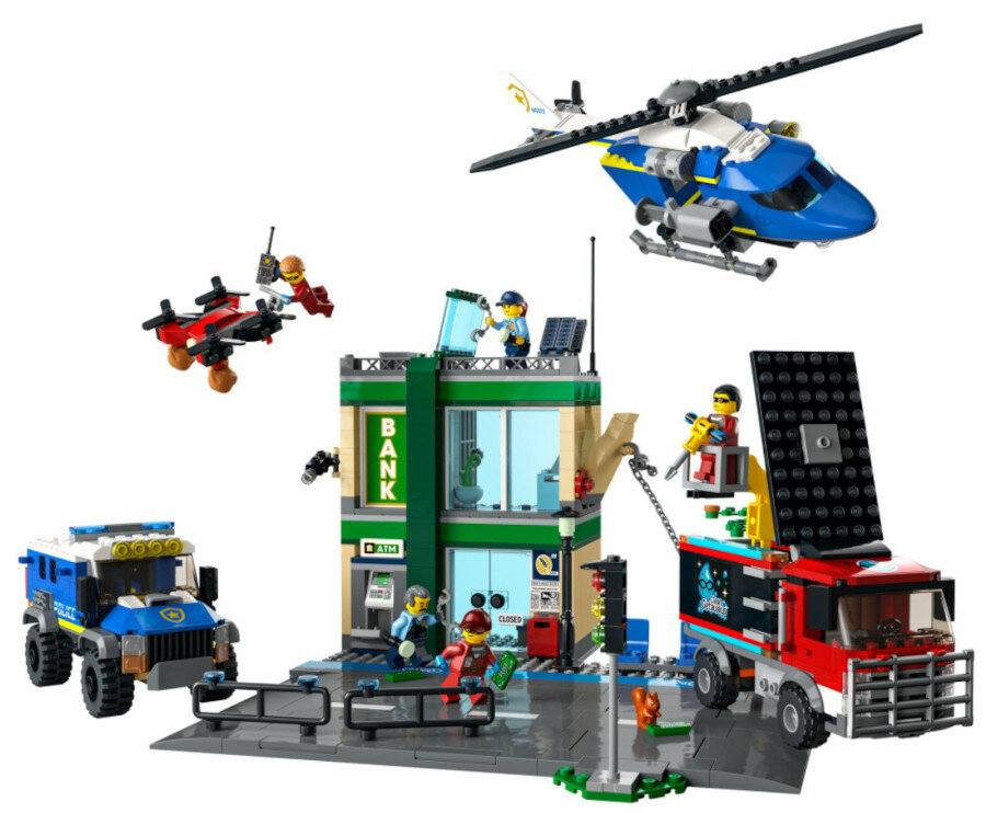 Klocki LEGO City: Napad na bank 60317