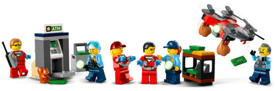 Klocki LEGO City: Napad na bank 60317