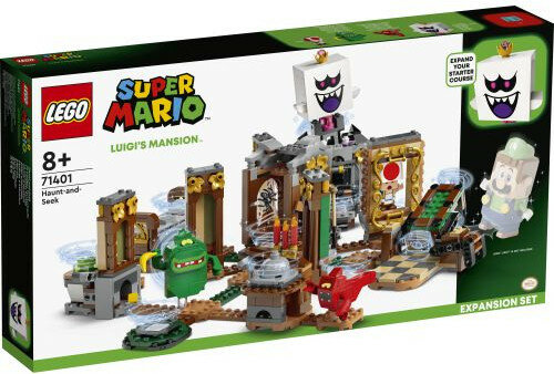 Klocki LEGO Super Mario: Zestaw rozszerzający Zabawa w straszonego w rezydencji Luigiego 71401