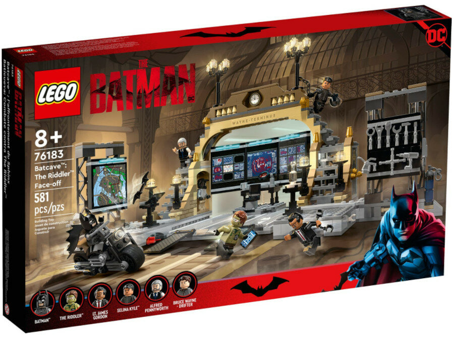 Klocki LEGO DC Super Heroes: Jaskinia Batmana pojedynek z Człowiekiem-zagadką 76183