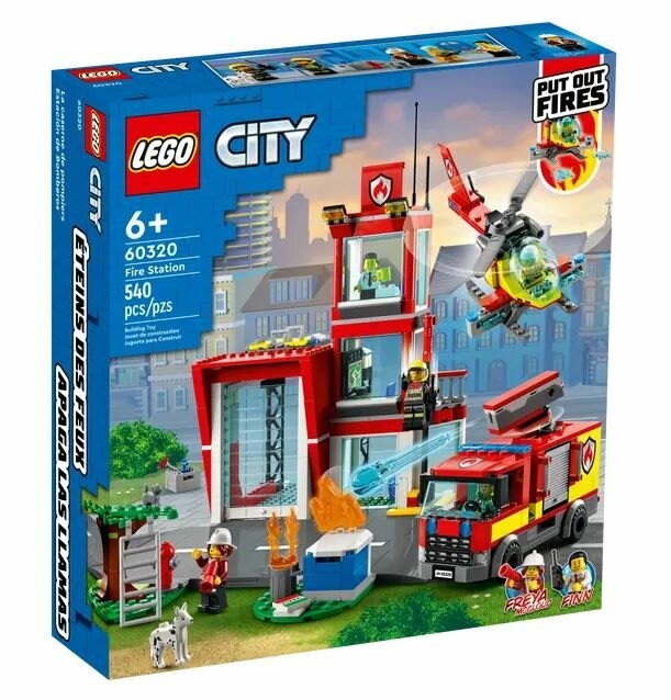 Klocki LEGO City - Remiza strażacka (60320)