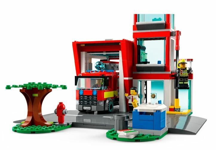 Klocki LEGO City - Remiza strażacka (60320)