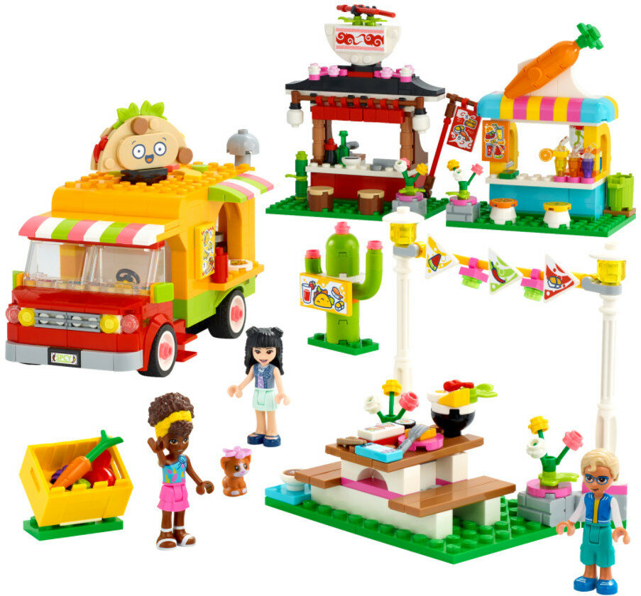 Klocki LEGO Friends: Stragany z jedzeniem 41701