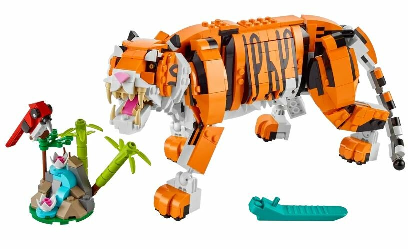 Klocki LEGO Creator - 3 w 1 Majestatyczny tygrys (31129)