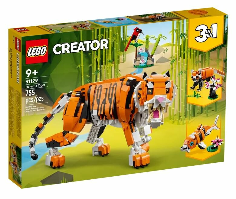 Klocki LEGO Creator - 3 w 1 Majestatyczny tygrys (31129)