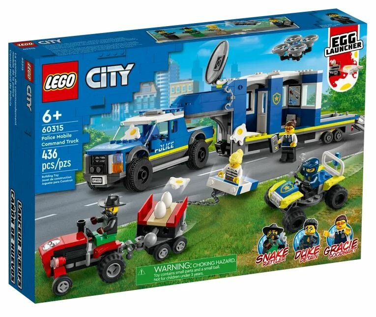 Klocki LEGO City - Mobilne centrum dowodzenia policji (60315)