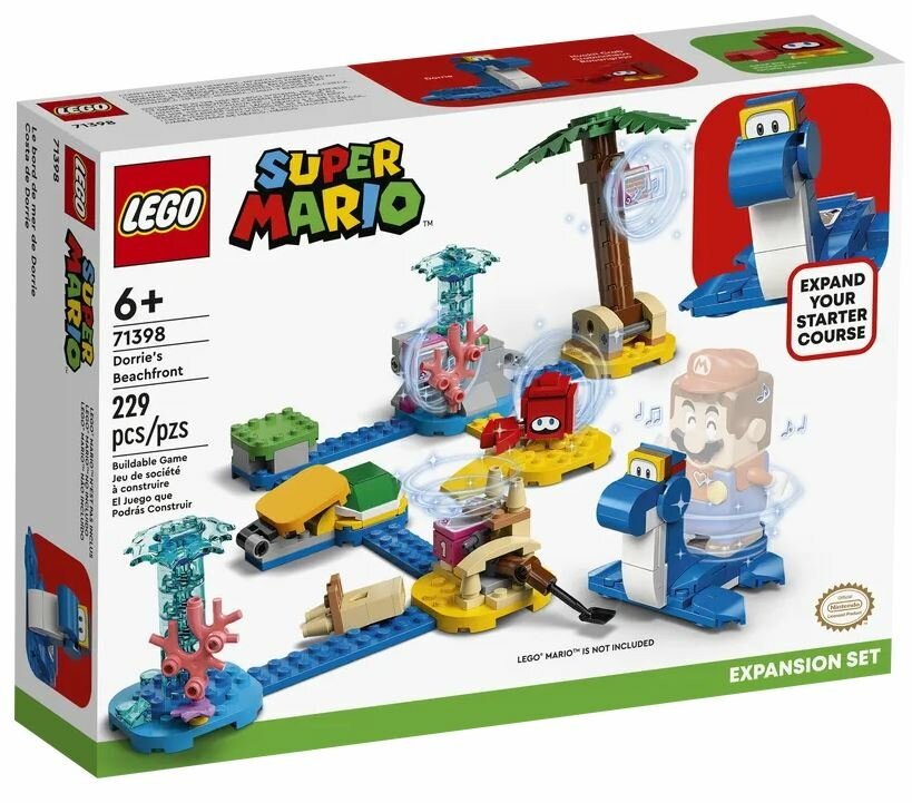 Klocki LEGO Super Mario Zestaw rozszerzający Nabrzeże Dorrie (71398)