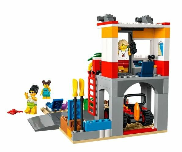 Klocki LEGO City - Stanowisko ratownicze na plaży (60328)