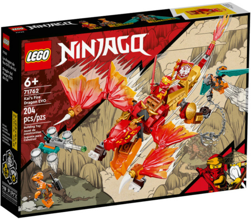 Klocki LEGO Ninjago: Smok ognia Kaia EVO 71762