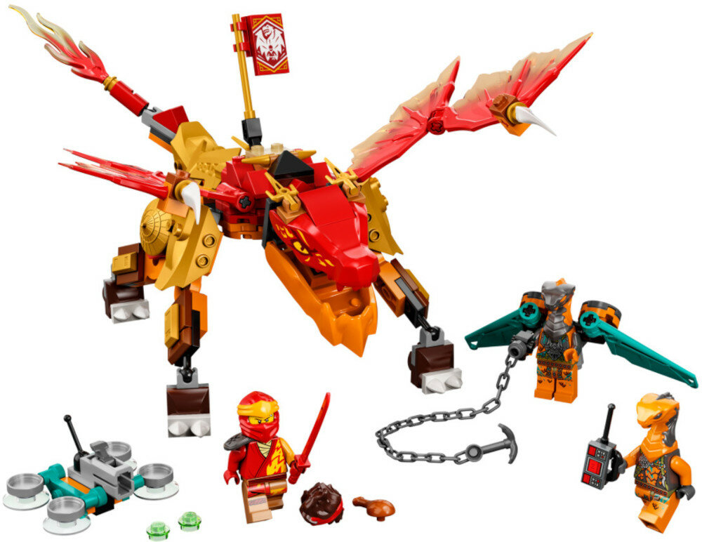 Klocki LEGO Ninjago: Smok ognia Kaia EVO 71762