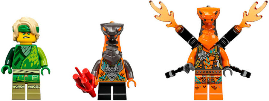 Klocki LEGO Ninjago: Samochód wyścigowy Lloyda EVO 71763
