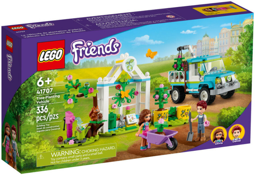 Klocki LEGO Friends: Furgonetka do sadzenia drzew 41707