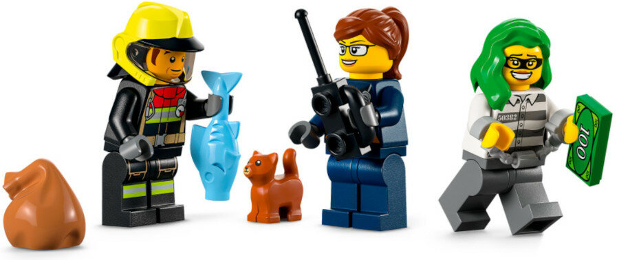 Klocki LEGO City: Akcja strażacka i policyjny pościg 60319