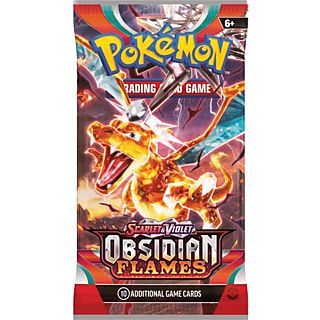 Juego - Magicbox Pokémon: Scarlet & Violet 3: Llamas Obsidianas (Sobre 10 Cartas)