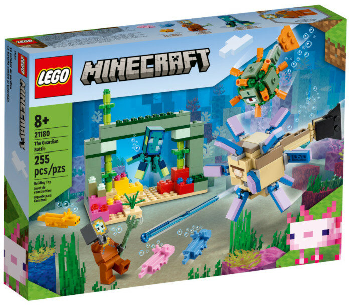 Klocki LEGO Minecraft: Walka ze strażnikami 21180