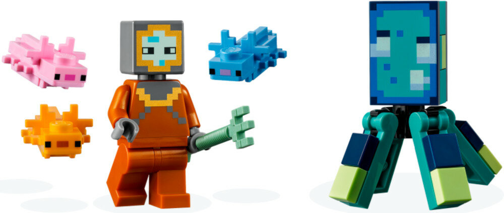 Klocki LEGO Minecraft: Walka ze strażnikami 21180