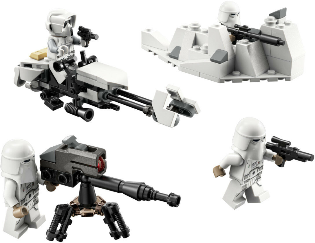 Klocki LEGO Star Wars: Zestaw bitewny ze szturmowcem śnieżnym 75320