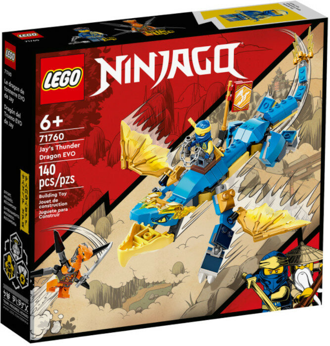 Klocki LEGO Ninjago: Smok gromu Jaya EVO 71760