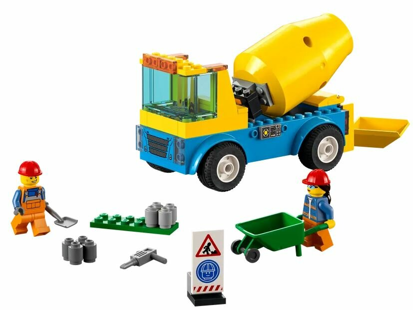 Klocki LEGO City - Ciężarówka z betoniarką (60325)