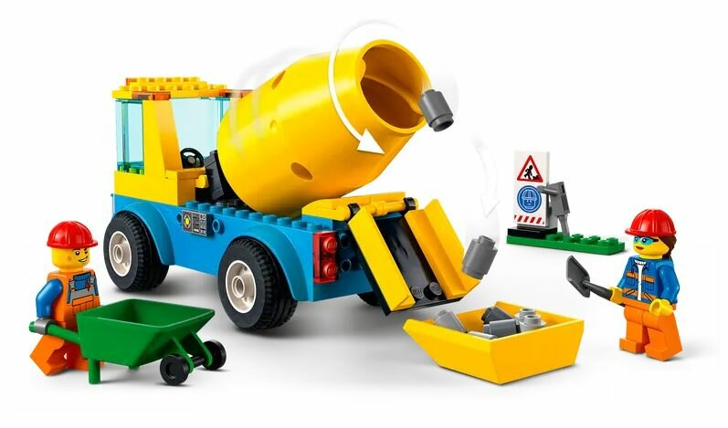 Klocki LEGO City - Ciężarówka z betoniarką (60325)