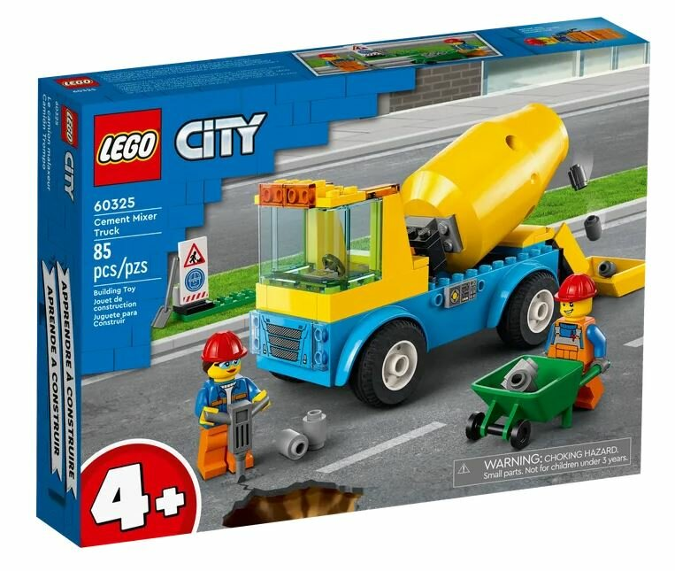 Klocki LEGO City - Ciężarówka z betoniarką (60325)