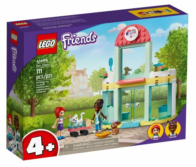 Klocki LEGO Friends - Klinika dla zwierzątek (41695)