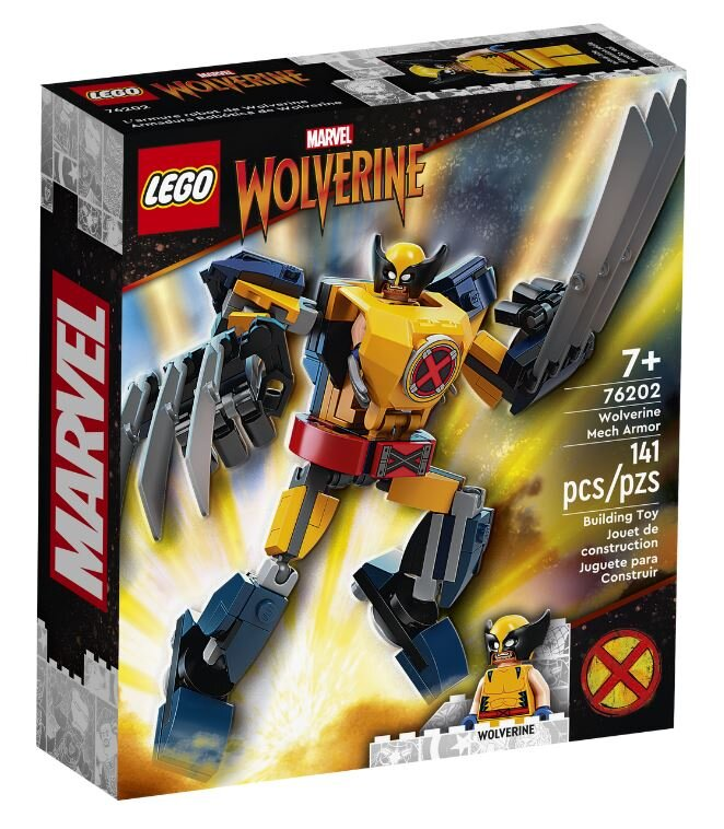 Klocki LEGO Marvel - Mechaniczna zbroja Wolverine’a (76202)