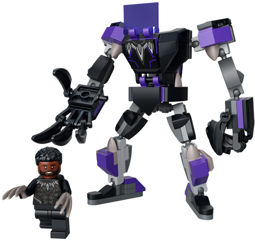 Klocki LEGO Marvel: Mechaniczna zbroja Czarnej Pantery 76204