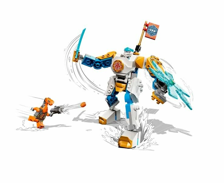 Klocki LEGO NINJAGO - Energetyczny mech Zane’a EVO (71761)