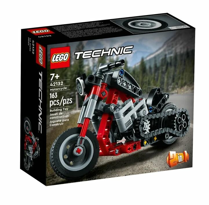 Klocki LEGO Technic - 2 w 1 Motocykl (42132)