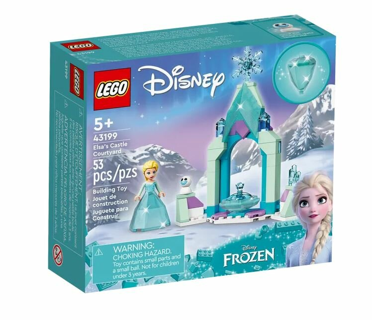 Klocki LEGO Disney - Dziedziniec zamku Elzy (43199)