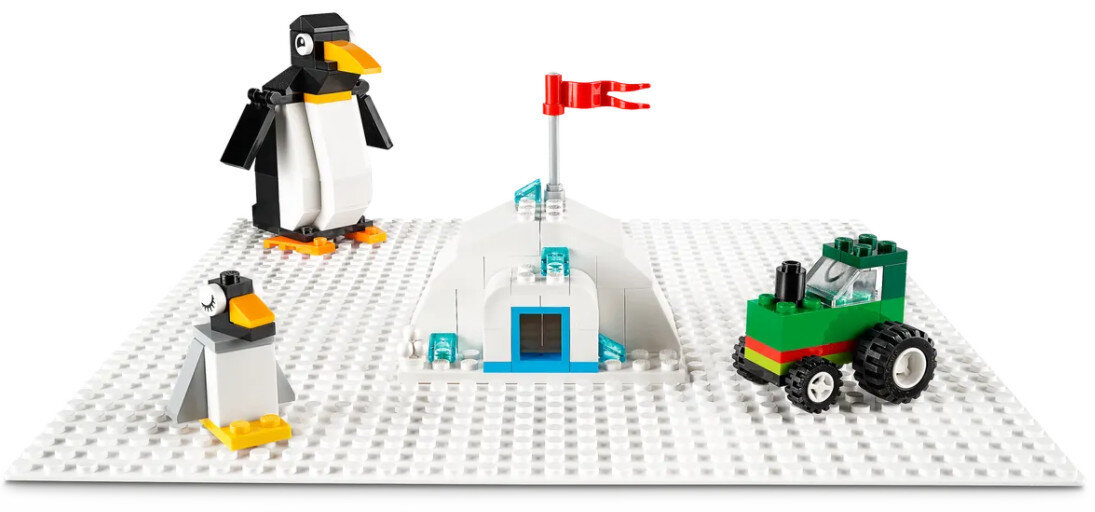 Klock LEGO Classic - Biała płytka konstrukcyjna 11026