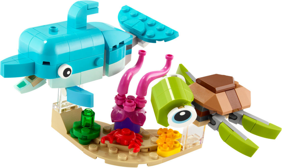 Klocki LEGO Creator - Delfin i żółw 31128