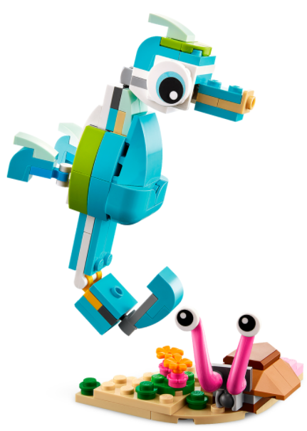 Klocki LEGO Creator - Delfin i żółw 31128