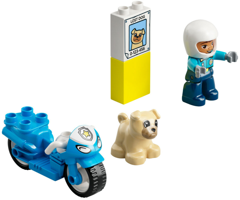 Klocki LEGO Duplo - Motocykl policyjny 10967