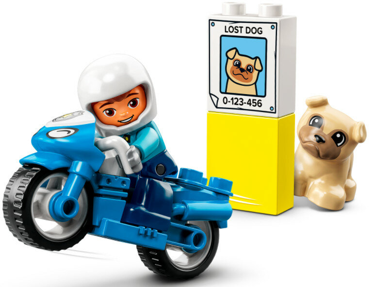 Klocki LEGO Duplo - Motocykl policyjny 10967