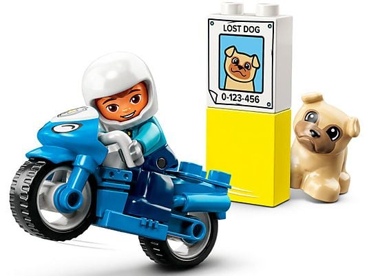 Klocki LEGO Duplo - Motocykl policyjny 10967
