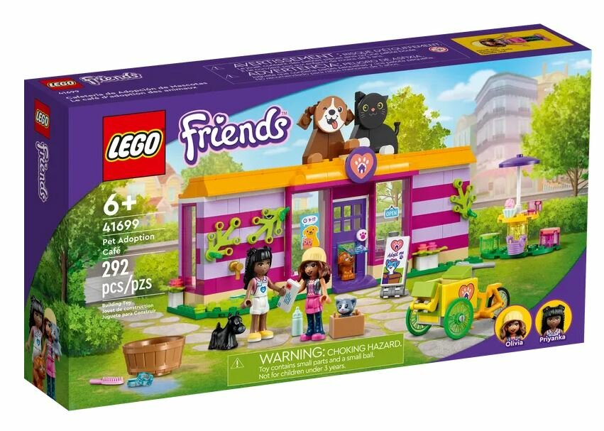 Klocki LEGO Friends - Kawiarnia przy schronisku (41699)