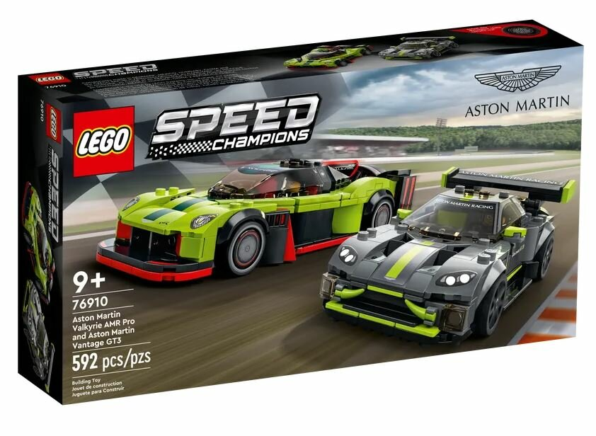 Klocki LEGO Speed Champions - Aston Martin Valkyrie AMR PRO i Aston Martin Vantage GT3 (76910)