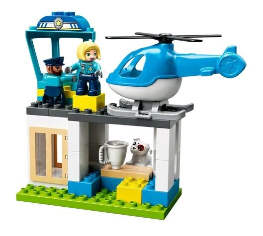 Klocki LEGO DUPLO - Posterunek policji i helikopter (10959)