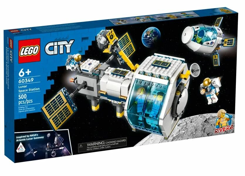 Klocki LEGO City - Stacja kosmiczna na Księżycu (60349)