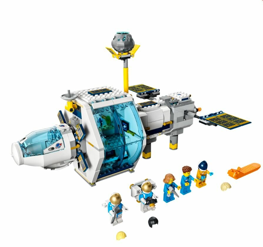 Klocki LEGO City - Stacja kosmiczna na Księżycu (60349)