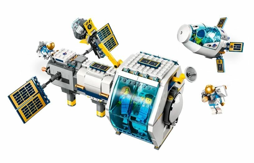 Klocki LEGO City - Stacja kosmiczna na Księżycu (60349)