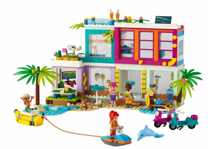 Klocki LEGO Friends - Wakacyjny domek na plaży (41709)