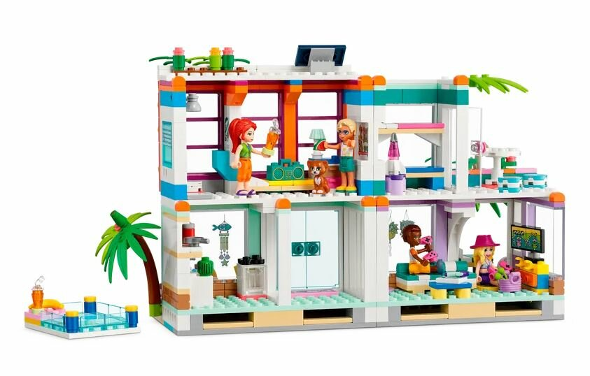Klocki LEGO Friends - Wakacyjny domek na plaży (41709)