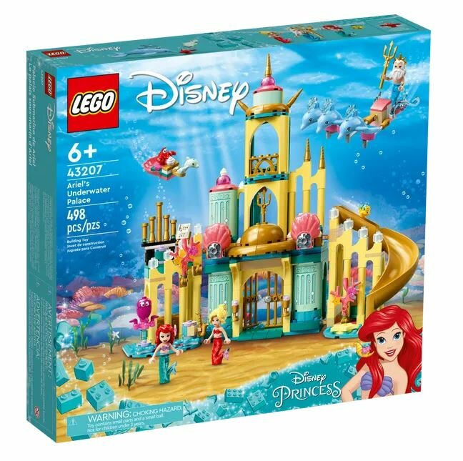 Klocki LEGO Disney - Podwodny pałac Arielki (43207)